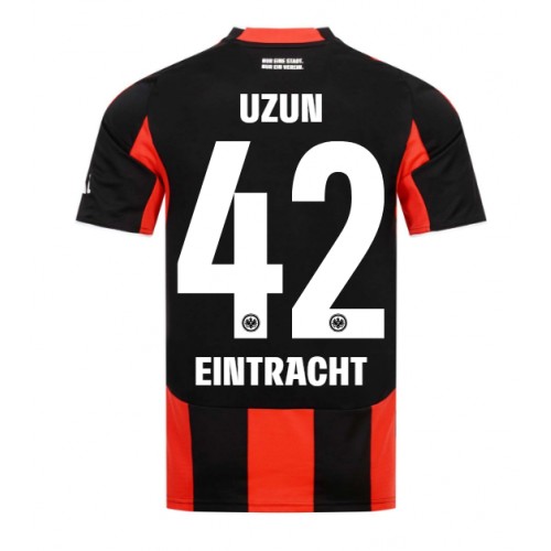 Eintracht Frankfurt Can Uzun #42 Replika Hemmatröja 2025-26 Kortärmad